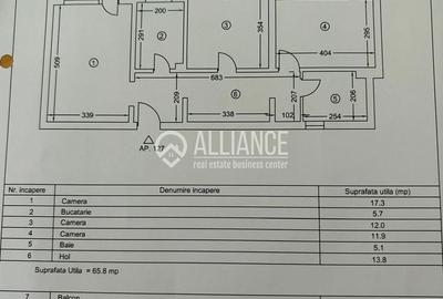 Apartament cu 3 camere decomandat în Oltina - 3