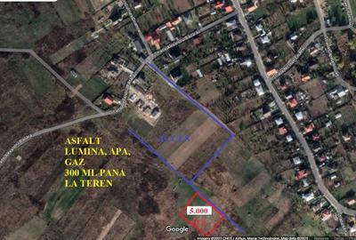 Teren de 5000 mp, în Bârnova