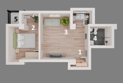 Apartament cu 2 camere în Ultracentral - 6