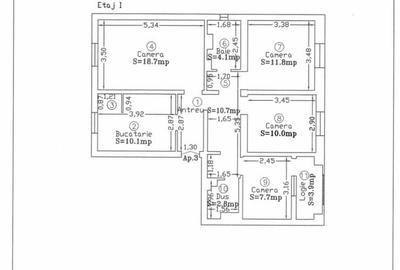 Apartament cu 4 camere decomandat în Dosu Bricii - 7