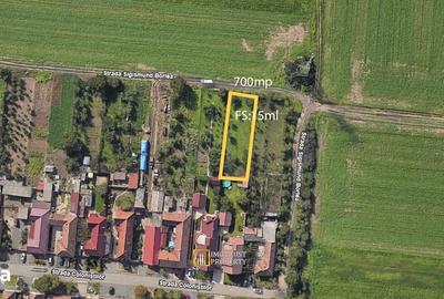 Teren de 700 mp, în Aradul Nou