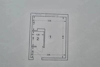 Garsonieră semidecomandată în Prelungirea Ferentari