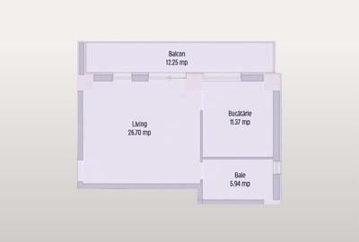 Apartament cu 2 camere decomandat în Lăpuș - 3