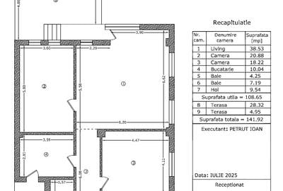 Apartament cu 3 camere decomandat, mobilat în Băneasa - 2