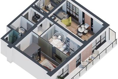 Apartament cu 3 camere în Nicolina - 2