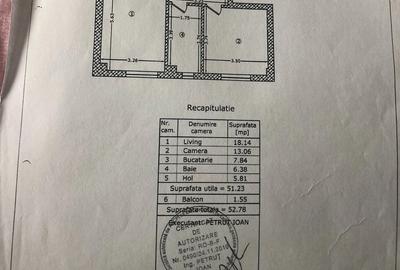 Apartament cu 2 camere decomandat în Central - 1