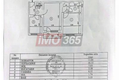 Apartament cu 2 camere semidecomandat în Craiovei