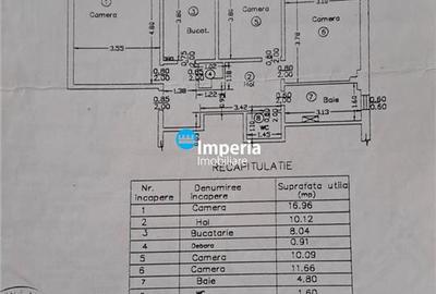 Apartament cu 3 camere decomandat în Dacia - 7