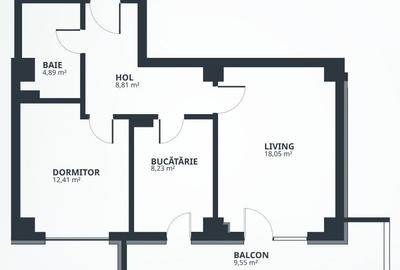 Apartament cu 2 camere decomandat în Tătărași