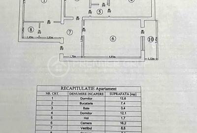 Apartament cu 3 camere în Tătărași - 1