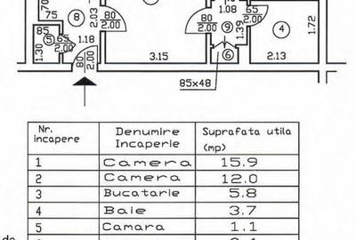 Apartament cu 2 camere în Barbu Văcărescu - 7