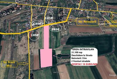 Teren Construcții intravilan de 31100 mp, în Periș - 2