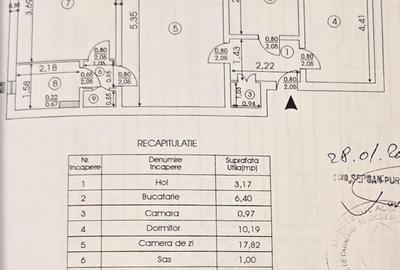 Apartament cu 3 camere semidecomandat în Titan - 12