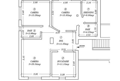 Apartament cu 3 camere decomandat, mobilat în Lipovei