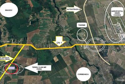 Teren extravilan de 15000 mp, în Periș - 3