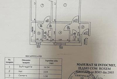 Apartament cu 2 camere semidecomandat în Războieni
