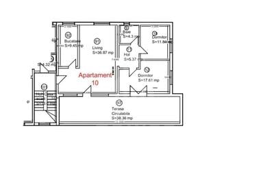 Apartament cu 3 camere decomandat în Arhitecților - Calea Cisnădiei - 14