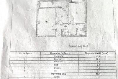 Apartament cu 2 camere decomandat în Micro 20