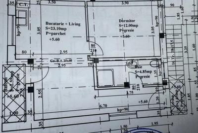 Apartament cu 2 camere semidecomandat în Rediu - 3