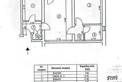 Apartament cu 2 camere semidecomandat în Tătărași