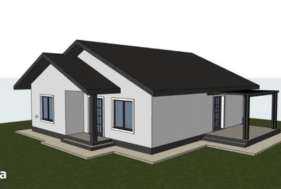Casă cu 3 camere cu Teren 300 Mp în Bârnova