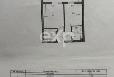 Apartament cu 2 camere decomandat în Războieni - 7