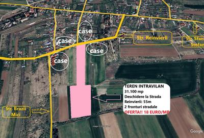 Teren Construcții intravilan de 31100 mp, în Periș - 2