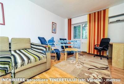 Garsonieră decomandată, mobilată în Tineretului