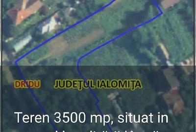Teren de 3500 mp, în Dridu
