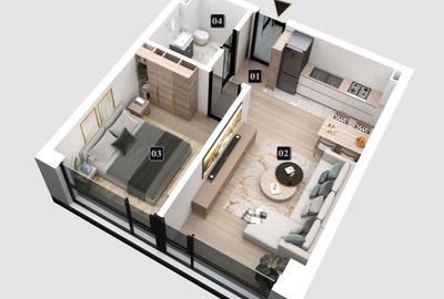 Apartament cu 2 camere în Central - 2