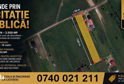 Teren de 2500 mp, în Livezile - 2