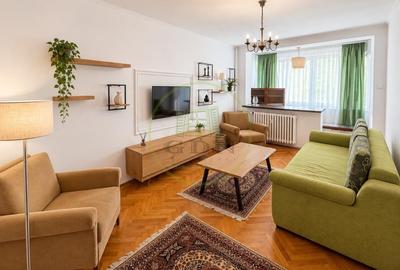 Apartament cu 2 camere semidecomandat, mobilat în Obor