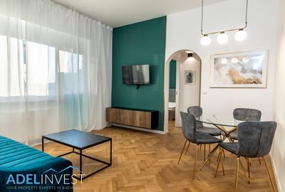 Apartament cu 3 camere semidecomandat, mobilat în Universitate