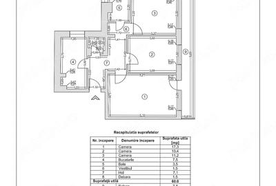 Apartament cu 3 camere decomandat în Drumul Taberei