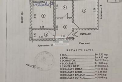 Apartament cu 2 camere decomandat în Sud