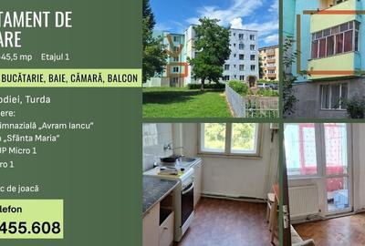 Apartament cu 2 camere decomandat în Micro 1