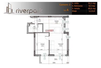 Apartament cu 2 camere semidecomandat în Central