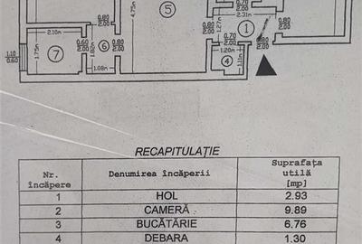 Apartament cu 3 camere semidecomandat, mobilat în Podu Roș