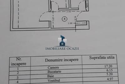 Garsonieră semidecomandată în Berceni