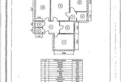 Apartament cu 4 camere decomandat în Titan