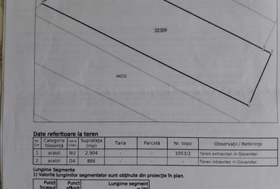 Teren Construcții intravilan de 3790 mp, în Calea Caransebeșului