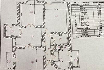 Apartament cu 3 camere decomandat, mobilat în Ultracentral - 3