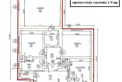 Casă cu 4 camere cu Teren 170 Mp în Central - 3