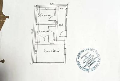 Casă cu 3 camere cu Teren 855 Mp în Central
