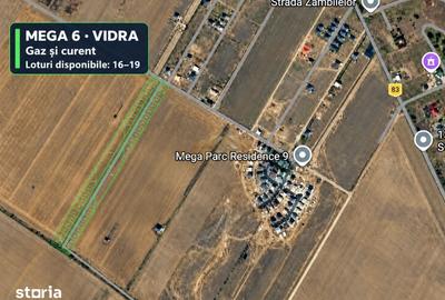 Teren de 369 mp, în Vidra