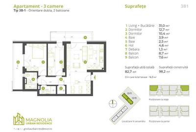 Apartament cu 7 camere în Sud - 1