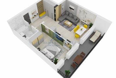 Apartament cu 2 camere decomandat în Șelimbăr - 2