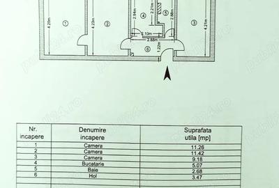 Apartament cu 3 camere semidecomandat în Sud - 4