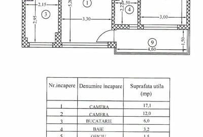 Apartament cu 2 camere semidecomandat în Drumul Taberei - 22