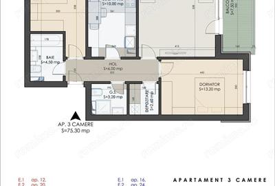 Apartament cu 2 camere decomandat în Central